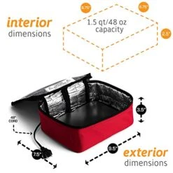 Ot Logic Portable Personal Mini Oven, Red -Wilton Shop 51106aKzCtL