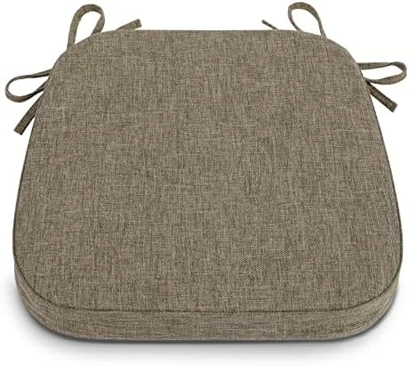 Chair Pads For Dining Chairs With Ties Memory Foam Chair Cushions For Kitchen Chairs Thickened Farmhouse Seat Cushion 16.5 X 16.25 Inches Brown 8 Chair Pads For Dining Chairs With Ties Memory Foam Chair Cushions For Kitchen Chairs Thickened Farmhouse Seat Cushion 16.5 X 16.25 Inches Brown - Image 6