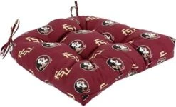 COLLEGE COVERS MfySeat College Indoor/Outdoor Seat Patio D Cushion, 20" X 20", Clemson Tigers -Wilton Shop 511DTGe FIL. AC