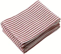 Stripe Kitchen Towels | Pack Of 6 | 18 X 28 Inches | Highly Absorbent |100% Cotton Dish Towels | Tea Towels | Bar Towels | Red 22 Stripe Kitchen Towels | Pack Of 6 | 18 X 28 Inches | Highly Absorbent |100% Cotton Dish Towels | Tea Towels | Bar Towels | Red -Wilton Shop 511Fjt qjTL. AC