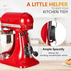 BUTOFINUS Cord Organizer For Kitchen Appliances, 10 Pcs Upgraded Appliance Cord Wrapper Organizer Stick On, Adhesive Cord Holder Cord Winder For Mixer, Blender, Toaster, Pressure Cooker, Coffee Maker -Wilton Shop 511MgfCJX0L