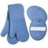 Oven Mitts And Pot Holders Sets, 600°F Heat Resistant Platinum Silicone Oven Mitts, Soft Cotton Terry Lining Oven Mitt, Anti-Slip Oven Gloves And Pot Holders For Kitchen, Baking, BBQ, 4 Pack 2 Oven Mitts And Pot Holders Sets, 600°F Heat Resistant Platinum Silicone Oven Mitts, Soft Cotton Terry Lining Oven Mitt, Anti-Slip Oven Gloves And Pot Holders For Kitchen, Baking, BBQ, 4 Pack -Wilton Shop 511a4p5IgkL