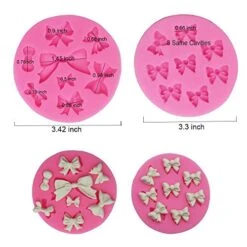 Mini Bow Silicone Fondant Mold Bowknot Candy Chocolate Mold Cake Cupcake Decoration For Birthday Party 8 Mini Bow Silicone Fondant Mold Bowknot Candy Chocolate Mold Cake Cupcake Decoration For Birthday Party -Wilton Shop 511gjbatdYL