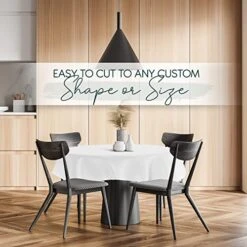 By Design - Quality Table Pad Protector, Waterproof Vinyl Table Cover For Superior Protection From Spills, Scratches & Heat - Reusable Table Cloth With Cushion Flannel Backing (54 X 90) 16 By Design - Quality Table Pad Protector, Waterproof Vinyl Table Cover For Superior Protection From Spills, Scratches & Heat - Reusable Table Cloth With Cushion Flannel Backing (54 X 90) -Wilton Shop 511hYUEB5vL