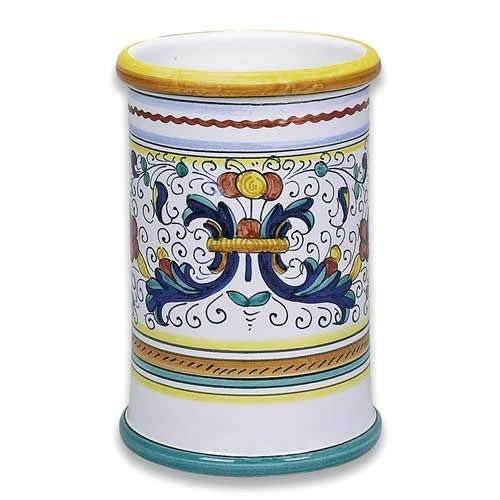 Arte D'Italia Imports Handmade Ricco Deruta Hand Painted Wine Cooler From Italy 3 Arte D'Italia Imports Handmade Ricco Deruta Hand Painted Wine Cooler From Italy
