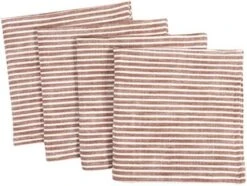 Monaco Relaxed Casual Farmhouse Napkin | Set Of 4, 100% Slubbed Cotton, 20x20 Inch Cloth Napkins | For Entertaining And Everyday Use (Blue) 13 Monaco Relaxed Casual Farmhouse Napkin | Set Of 4, 100% Slubbed Cotton, 20x20 Inch Cloth Napkins | For Entertaining And Everyday Use (Blue) -Wilton Shop 511nWsvakBL. AC