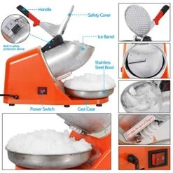 Smartxchoices Electric Ice Shaver Machine Ice Snow Cone Maker For Home Commercial Use 143 Lbs New, 300W Stainless Steel Blade 10 Smartxchoices Electric Ice Shaver Machine Ice Snow Cone Maker For Home Commercial Use 143 Lbs New, 300W Stainless Steel Blade -Wilton Shop 511ywk43Q6L