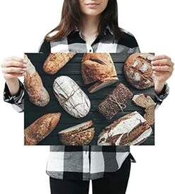 Still Life Red Wine Cheese Bread Grapes Lavender Funny Gift For Him Or Her Home Novelty Retro Parlor Cafe Store Mural Metal Tin Signs Wall Decor 8x12 Inch -Wilton Shop 51282zAXeFL. AC