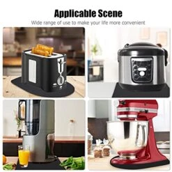 GÜLIFE Mixer Mover For Kitchenaid Stand Mixer, Kitchen Appliance Mover Slider Mat For KitchenAid 4.5-5 Qt Mixer, Moving Coffee Maker, Air Fryer, Blender, 3-Pack -Wilton Shop 5129UMCCnlL