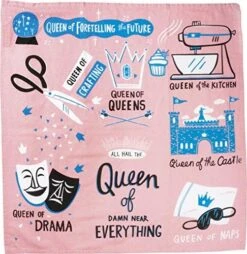 By Kathy LOL Made You Smile Dish Towel, 28" X 28", Good Friends Are Like Stars -Wilton Shop 512EEWW9ML. AC