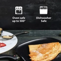 Roaster 8.3"x13" (5.3 Qt) HD Nonstick Diamond Coated Aluminum Roaster Includes Lid Dishwasher & Oven Safe Roaster Grey -Wilton Shop 512OFG6TUUL