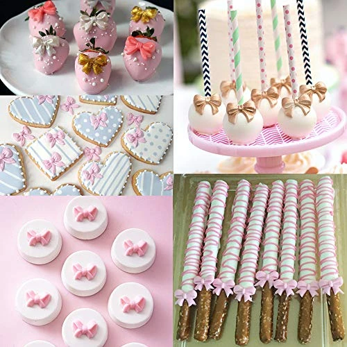Mini Bow Silicone Fondant Mold Bowknot Candy Chocolate Mold Cake Cupcake Decoration For Birthday Party 7 Mini Bow Silicone Fondant Mold Bowknot Candy Chocolate Mold Cake Cupcake Decoration For Birthday Party - Image 5