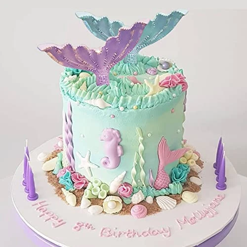 Large Mermaid Tail Mold, Beasea Silicone 3D Fondant Mermaid Tail Mold Candy Mold For Chocolate Sugar Clay Cake Decoration Grey Color 6 Large Mermaid Tail Mold, Beasea Silicone 3D Fondant Mermaid Tail Mold Candy Mold For Chocolate Sugar Clay Cake Decoration Grey Color - Image 4