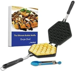 Hong Kong Egg Waffle Maker By StarBlue With BONUS Recipe E-book - Make Hong Kong Style Bubble Egg Waffle In 5 Minutes AC 120V, 60Hz 760W -Wilton Shop 512iEjgiUkL. AC