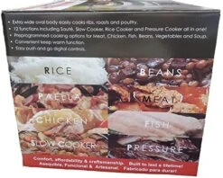 GENERIC Bene Casa 12 In 1 8L Stainless Steel Electric Pressure Cooker 12 GENERIC Bene Casa 12 In 1 8L Stainless Steel Electric Pressure Cooker -Wilton Shop 512nJRfzT0L