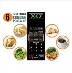 GENERIC Classic 700-Watt Microwave Oven Delivers Power, Style And Convenience With A Compact Design To Complement Your Kitchen -Wilton Shop 512uU4feNML