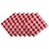 Patriotic Stars Check Tabletop Collection For 4th Of July Entertaining, Summer Barbeques, Picnics, Indoor/Outdoor Meals, Napkin Set 6 Piece -Wilton Shop 513DYESR1zL