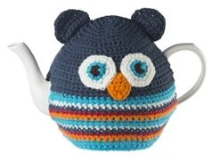 3.8" X 10.6" Owl Knitted Tea Cosy