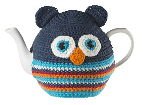 3.8" X 10.6" Owl Knitted Tea Cosy 3 3.8" X 10.6" Owl Knitted Tea Cosy