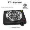 Electric Coals Burner Multipurpose Charcoal Burner ETL Approved Single Hot Plate 1000W Charcoal Starter With Adjustable Temperature Control Stainless Steel Cooktop Countertop For Camping&Cooking 2 Electric Coals Burner Multipurpose Charcoal Burner ETL Approved Single Hot Plate 1000W Charcoal Starter With Adjustable Temperature Control Stainless Steel Cooktop Countertop For Camping&Cooking -Wilton Shop 513PQaWBopL