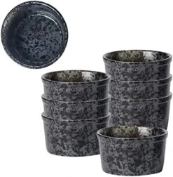 Qeeadeea Ramekins 4 Oz Oven Safe, Creme Brulee Ramekins, Souffle Cups, Souffle Dishes For Oven-black And Gray-Set Of 8 22 Qeeadeea Ramekins 4 Oz Oven Safe, Creme Brulee Ramekins, Souffle Cups, Souffle Dishes For Oven-black And Gray-Set Of 8 -Wilton Shop 513X6G9FSL. AC