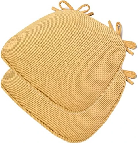 Chair Pad With Ties Non Slip Kitchen Dining Chair Cushion And Seat Cushion With Machine Washable Cover Durable Soft Mat Pads 17"x 16.5",1 Pack,Light Green 13 Chair Pad With Ties Non Slip Kitchen Dining Chair Cushion And Seat Cushion With Machine Washable Cover Durable Soft Mat Pads 17"x 16.5",1 Pack,Light Green - Image 11