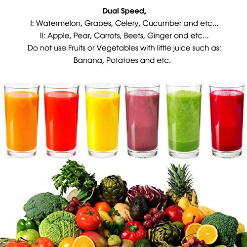 Chef Wide Mouth Extractor Juice Machine With Dual Speed Centrifugal Stainless Steel Juicer, 3.5 Cup, Chrome Silver 8 Chef Wide Mouth Extractor Juice Machine With Dual Speed Centrifugal Stainless Steel Juicer, 3.5 Cup, Chrome Silver - Image 6