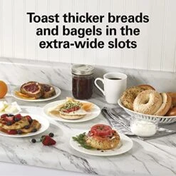 Hamilton Beach 2 Slice Toaster With Extra Wide Slots, Shade Selector, Auto-Shutoff, Cancel Button And Toast Boost, Red -Wilton Shop 513k9PQE2aL