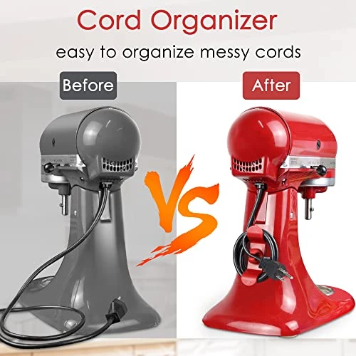 Masticating Juicer Attachment White & 4-Pack Cord Organzier 7 Masticating Juicer Attachment White & 4-Pack Cord Organzier - Image 5