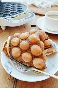 Hong Kong Egg Waffle Maker By StarBlue With BONUS Recipe E-book - Make Hong Kong Style Bubble Egg Waffle In 5 Minutes AC 120V, 60Hz 760W -Wilton Shop 514E4ODs9eL