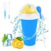 Slushie Maker Cup -TIK TOK Quick Frozen Magic Smoothies Cup,Travel Portable Double Layer Slushy Maker Cup, DIY Homemade Made Squeeze Icy Cup, Summer Ice Cream Cooling Cup For Children & Family - Blue -Wilton Shop 514Eoqf6vPL