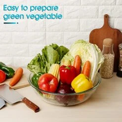 6 Quart Mixing Bowl, Extra Large Glass Salad Bowl For Kitchen -Wilton Shop 514G0MyQ6EL