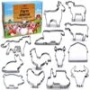 Farm Cookie Cutter Set, 13 Piece Set, Stainless Steel
