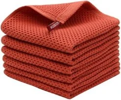 Natural Cotton Tidy Dish Cloths Rags,Waffle Weave Kitchen Towels And Dishcloths Sets, Soft And Absorbent Hand Towel Washcloths, 12inchx12inch 6 Pack (Multi Color) -Wilton Shop 514Lj612oZL. AC