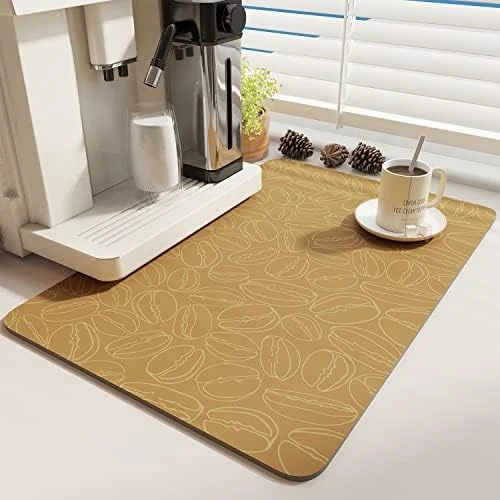 -Coffee Mat-Coffee Bar Accessories-Absorbent Stain Resistant Drying Mat Fit Under Coffee Maker Machine Coffee Pot Tray Espresso Machine-Coffee Station Accessories And Decor-12”x19” 15 -Coffee Mat-Coffee Bar Accessories-Absorbent Stain Resistant Drying Mat Fit Under Coffee Maker Machine Coffee Pot Tray Espresso Machine-Coffee Station Accessories And Decor-12”x19” - Image 13