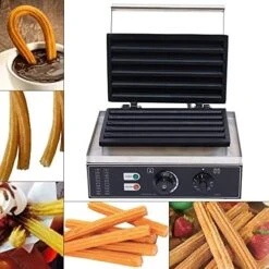 Electric Churro Maker Machine Make 5/8 Slices Spanish Churros, Commercial Spanish Churros Maker, Non-Stick Waffle Maker Machine, 1500W (8 Churros Maker) 14 Electric Churro Maker Machine Make 5/8 Slices Spanish Churros, Commercial Spanish Churros Maker, Non-Stick Waffle Maker Machine, 1500W (8 Churros Maker) -Wilton Shop 514bkI9LWQL. AC