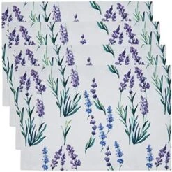 Garden Lavender Print Cloth Napkins 20 X 20 Inch, Set Of 4 - Delicate Floral Dinner Napkins For Home, Dining Room Décor, Banquets, Indoor & Outdoor Event And Special Occasion 21 Garden Lavender Print Cloth Napkins 20 X 20 Inch, Set Of 4 - Delicate Floral Dinner Napkins For Home, Dining Room Décor, Banquets, Indoor & Outdoor Event And Special Occasion -Wilton Shop 514dq4v1MBL. AC