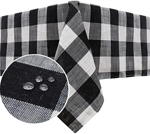 Navy Red Rectangular Tablecloth Fuchsia Blue Gingham Checkered Plaid Table Cloth Dining Table Decor,Navy Red,52"x70",4-6 Seats 11 Navy Red Rectangular Tablecloth Fuchsia Blue Gingham Checkered Plaid Table Cloth Dining Table Decor,Navy Red,52"x70",4-6 Seats - Image 9