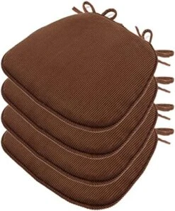 Chair Pad With Ties Non Slip Kitchen Dining Chair Cushion And Seat Cushion With Machine Washable Cover Durable Soft Mat Pads 17"x 16.5",1 Pack,Light Green 24 Chair Pad With Ties Non Slip Kitchen Dining Chair Cushion And Seat Cushion With Machine Washable Cover Durable Soft Mat Pads 17"x 16.5",1 Pack,Light Green -Wilton Shop 514sVJtVuVL. AC