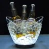 Ice Bucket With Light, 2L Wine Chiller Party Beverage Tub With RGB Colorful LED Light, Clear Acrylic Ice Bucket Holder Beer Champagne Bucket For Party, Night Bar, Wedding -Wilton Shop 514ttpaAxNL