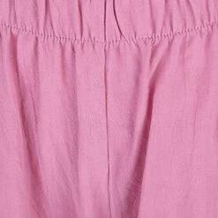 Capri Pants For Women Casual Cotton Linen Flowers Printed Cropped Pants Wide Leg Cropped Pants -Wilton Shop 514zQ0dcdgS