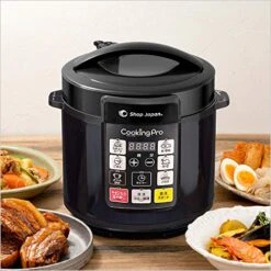 Cooking Pro CKP-AM04 Electric Pressure Cooker, 11.2 X 10.8 X 11.6 Inches (285 X 273 X 295 Mm), Black, Pressure Cooking, Steaming, Slow Cooking, Stew, Dehydrated Cooking, Stir Heat, 8-in-1 -Wilton Shop 5151XRVYDkL