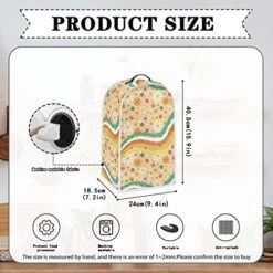 FUIBENG Colorful Daisy Flower Small Kitchen Appliance Covers For Stand Mixer Or Coffee Maker,Washable And Durable Blender Covers For Kitchen -Wilton Shop 5151fU5R2OL