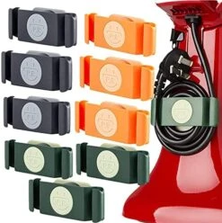 Cord Organizer For Appliances Adhesive, 6 Pack Cord Wrapper Cord Holder Cord Winder Cable Organizer Used For Wire Organizers, Small Appliances Cord Organizer Stick On Kitchen Utensils, Kitchen Home Aid Accessories For Mixer, Blender, Coffee Maker, Pressure Cooker And Air Fryer -Wilton Shop 5152VGHEVTL. AC