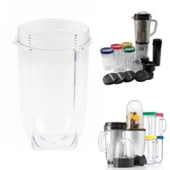 TQEONKL Blender 16 Oz Cup Compatible With 250W Magic Bullet MB1001 Series Juicer Mixer -Wilton Shop 51571PTIK4L