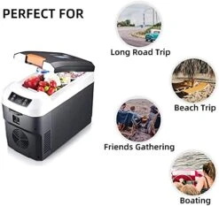 TONPOP Portable Refrigerator Freezer, Car Mini Fridge Cooler With Strap Dual-Core Cooling Technology For Car Home Use 13 TONPOP Portable Refrigerator Freezer, Car Mini Fridge Cooler With Strap Dual-Core Cooling Technology For Car Home Use -Wilton Shop 515QImjAzbS