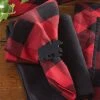 Buffalo Check Napkin Set -Wilton Shop 515R2UaniAL