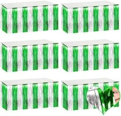 6 Pack 29x108 Inch Blue Metallic Foil Fringe Table Skirts Banner For Tinsel Streamer Garland Curtains Backdrop For Parade Floats Wedding Baby Shower Birthday Christmas Halloween Party Decoration 27 6 Pack 29x108 Inch Blue Metallic Foil Fringe Table Skirts Banner For Tinsel Streamer Garland Curtains Backdrop For Parade Floats Wedding Baby Shower Birthday Christmas Halloween Party Decoration -Wilton Shop 515Ts85qTL. AC