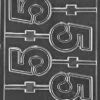 L050 #5 Five Lollipop Sucker Chocolate Candy Mold With Exclusive Molding Instructions -Wilton Shop 515Y1zkfT1L