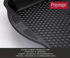Prestige - Aerolift - Large Oven Tray - Non Stick - Cushion Base - Fridge Freezer And Dishwasher Safe - Carbon Steel - 44.5 X 29 X 5 Cm/10 X 14 Inch -Wilton Shop 515fOPSSqVL